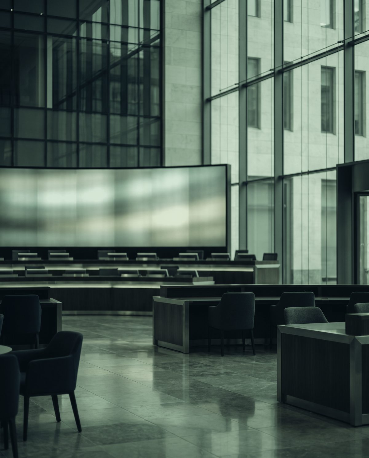 A stock exchange trading floor